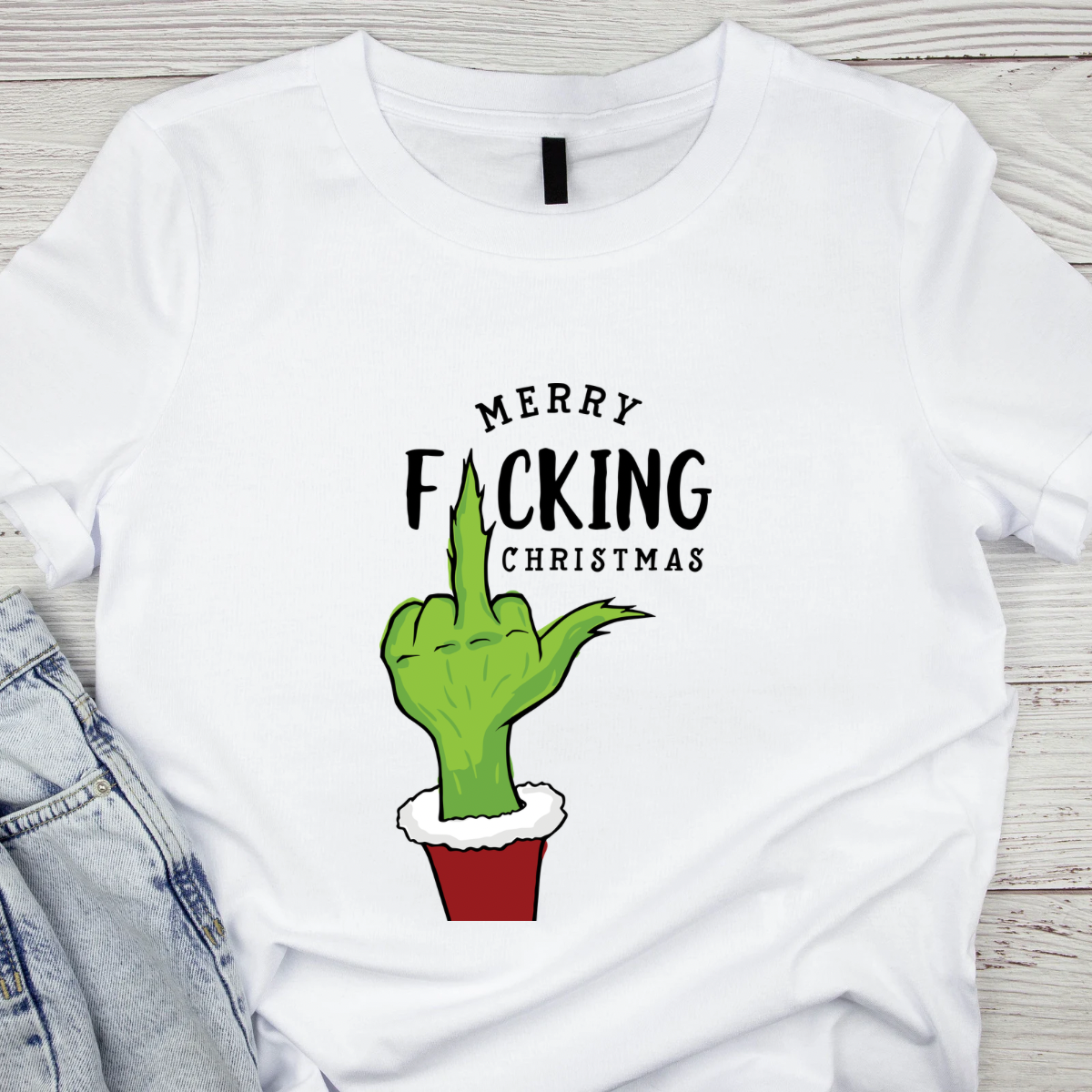 Grinch T-Shirt - Merry F'ing Christmas