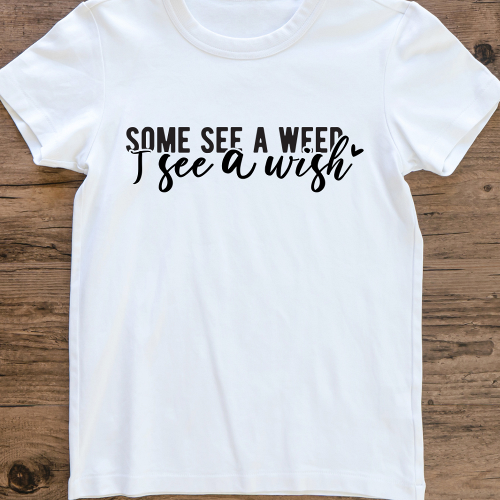 I see a wish