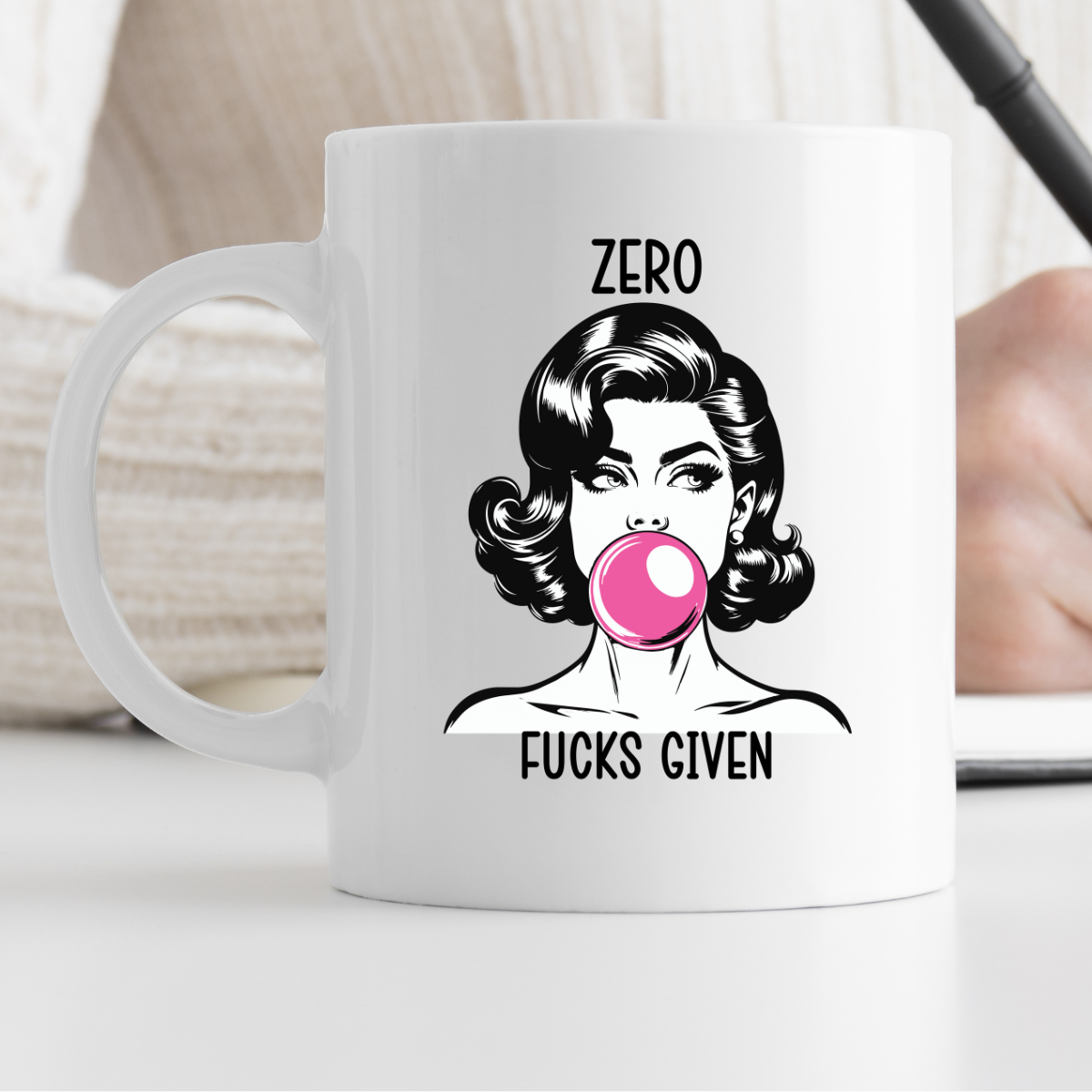 Mug - Zero f's given